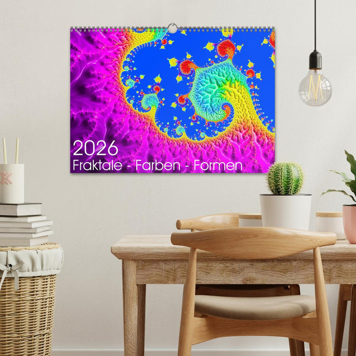 Fraktale - Farben - Formen 2026 (CALVENDO Wandkalender 2026)