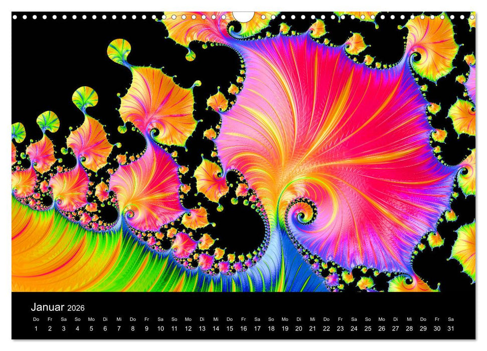 Fraktale - Farben - Formen 2026 (CALVENDO Wandkalender 2026)