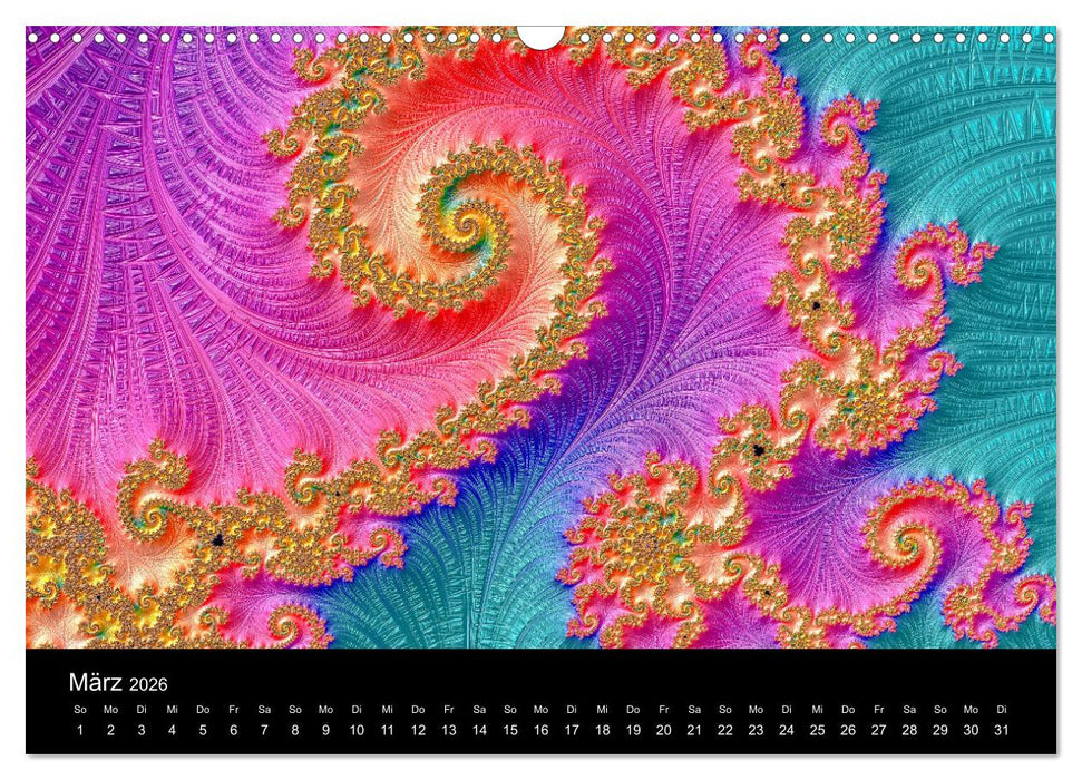 Fraktale - Farben - Formen 2026 (CALVENDO Wandkalender 2026)