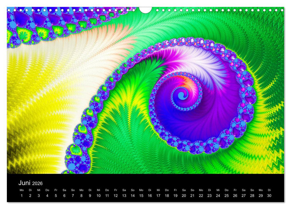Fraktale - Farben - Formen 2026 (CALVENDO Wandkalender 2026)