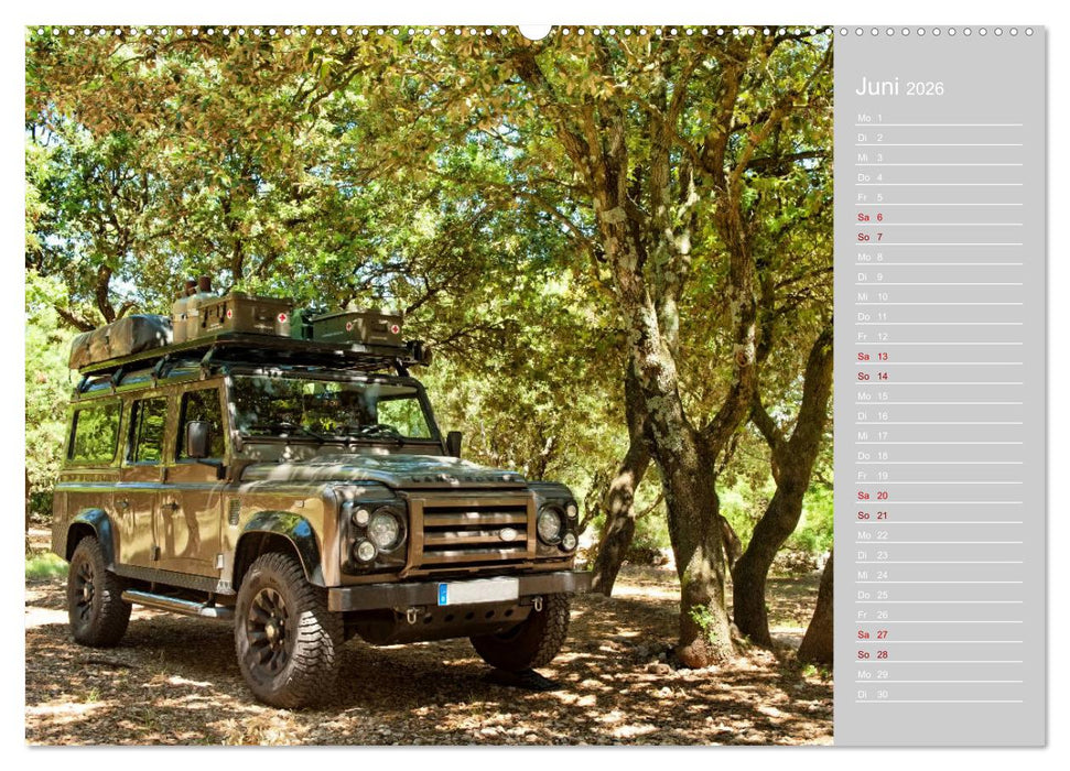 Mit dem 4x4 durch Europa (CALVENDO Wandkalender 2026)