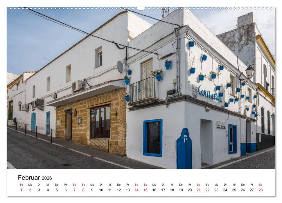 Conil de la Frontera - Ein traumhaftes andalusisches Dorf am Atlantik (CALVENDO Wandkalender 2026)