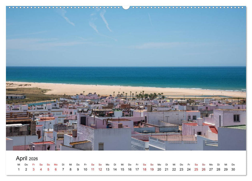 Conil de la Frontera - Ein traumhaftes andalusisches Dorf am Atlantik (CALVENDO Wandkalender 2026)