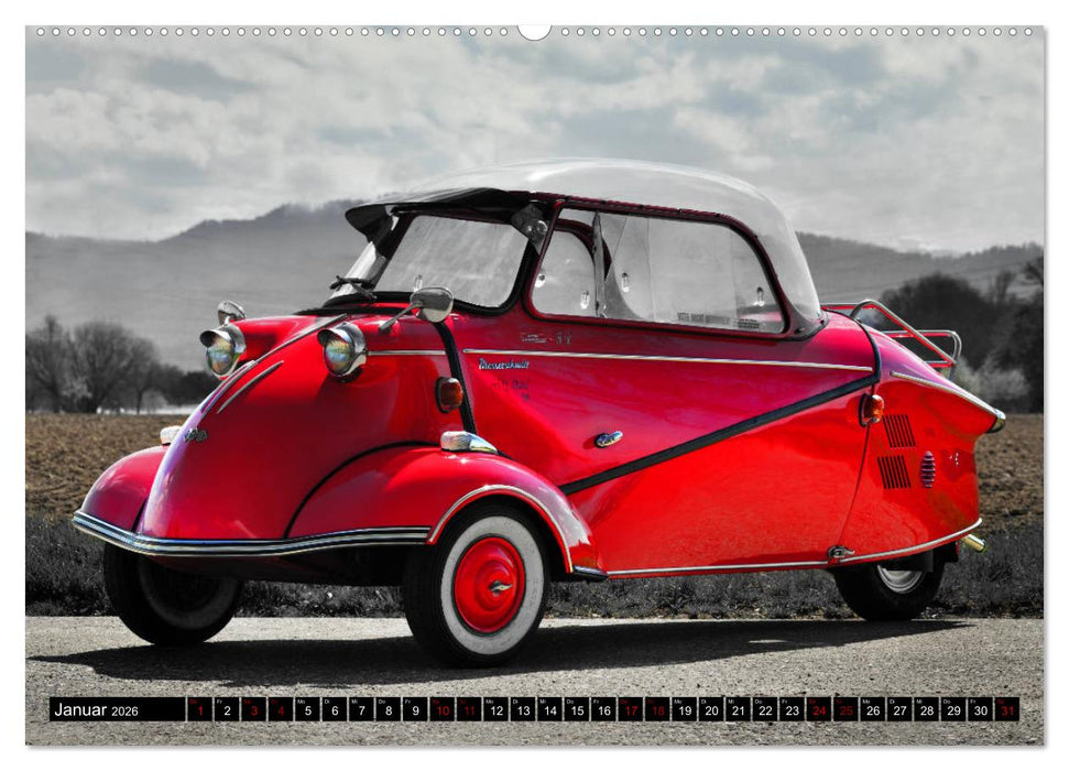 Historische Kleinwagen Made in Germany ART GALERIE (CALVENDO Wandkalender 2026)