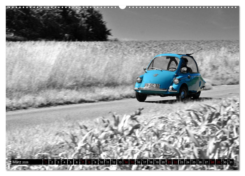 Historische Kleinwagen Made in Germany ART GALERIE (CALVENDO Wandkalender 2026)