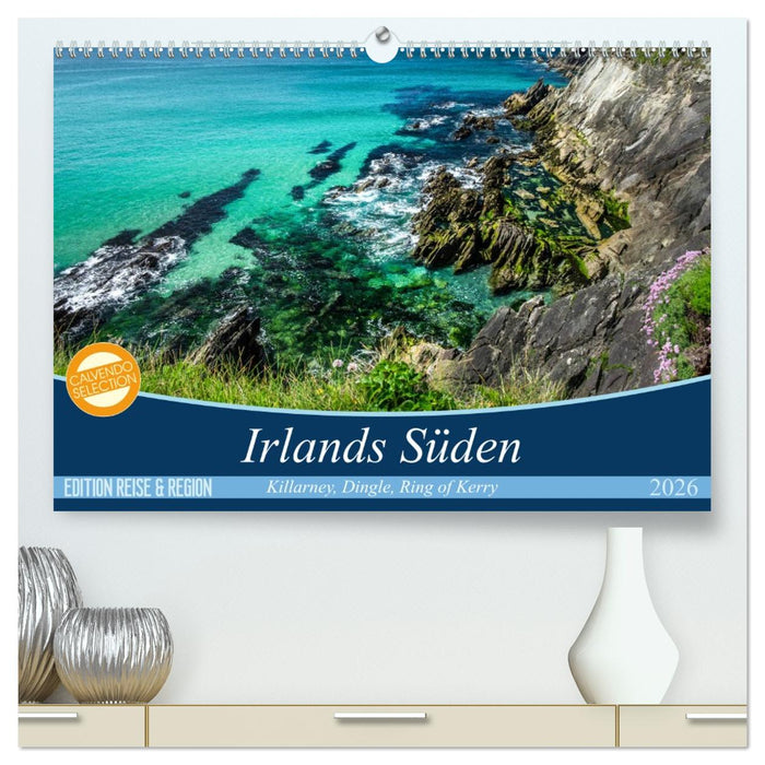 Irlands fanzinierender Süden (CALVENDO Premium Wandkalender 2026)