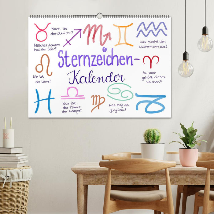Sternzeichen-Kalender (CALVENDO Wandkalender 2026)