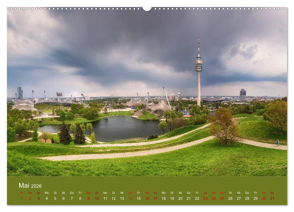 Bezauberndes München - Die bayrische Landeshauptstadt und ihr Umland. (CALVENDO Wandkalender 2026)