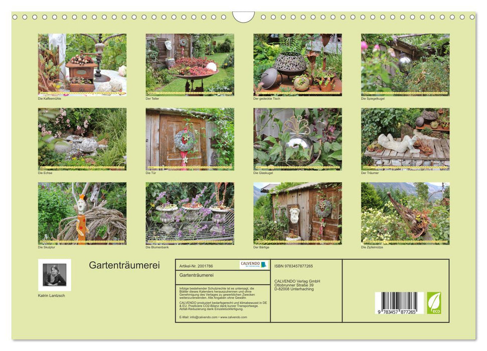 Gartenträumerei (CALVENDO Wandkalender 2026)