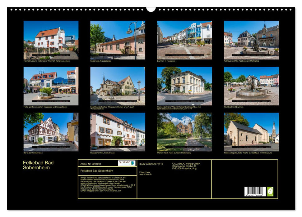 Felkebad Bad Sobernheim (CALVENDO Wandkalender 2026)