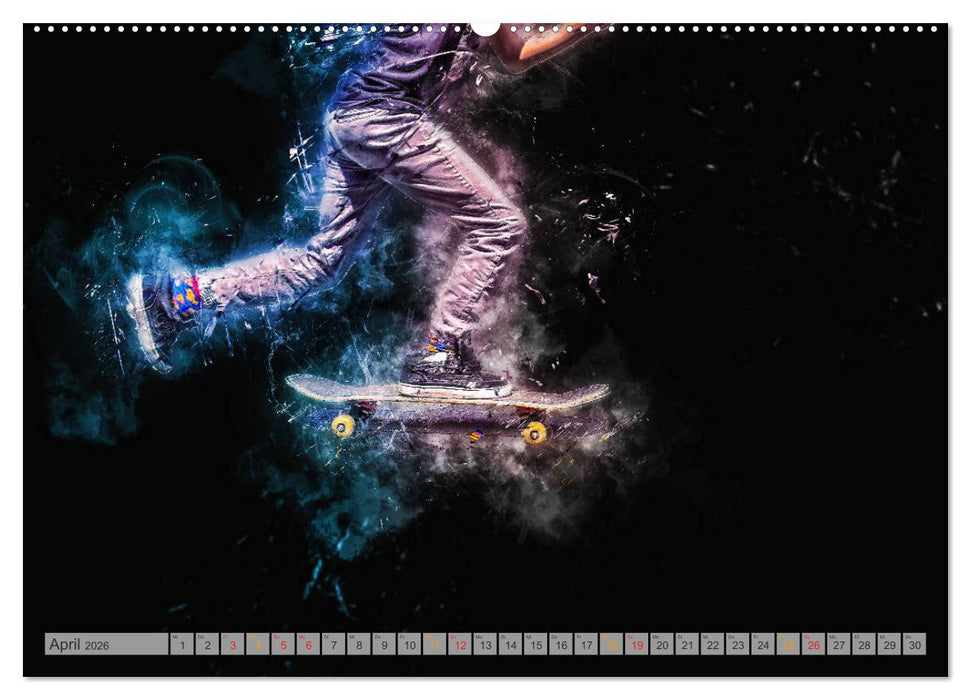 Skateboarding - extrem cool (CALVENDO Wandkalender 2026)