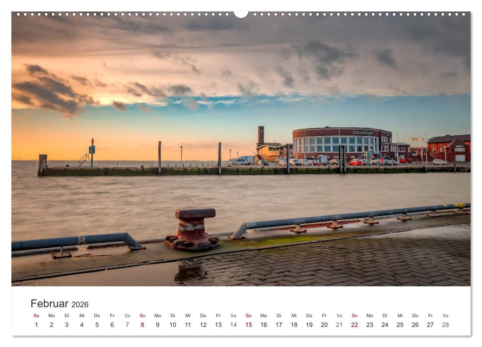 Niedersächsische Küste - Küstenorte von Ostfriesland bis Bremerhaven (CALVENDO Wandkalender 2026)