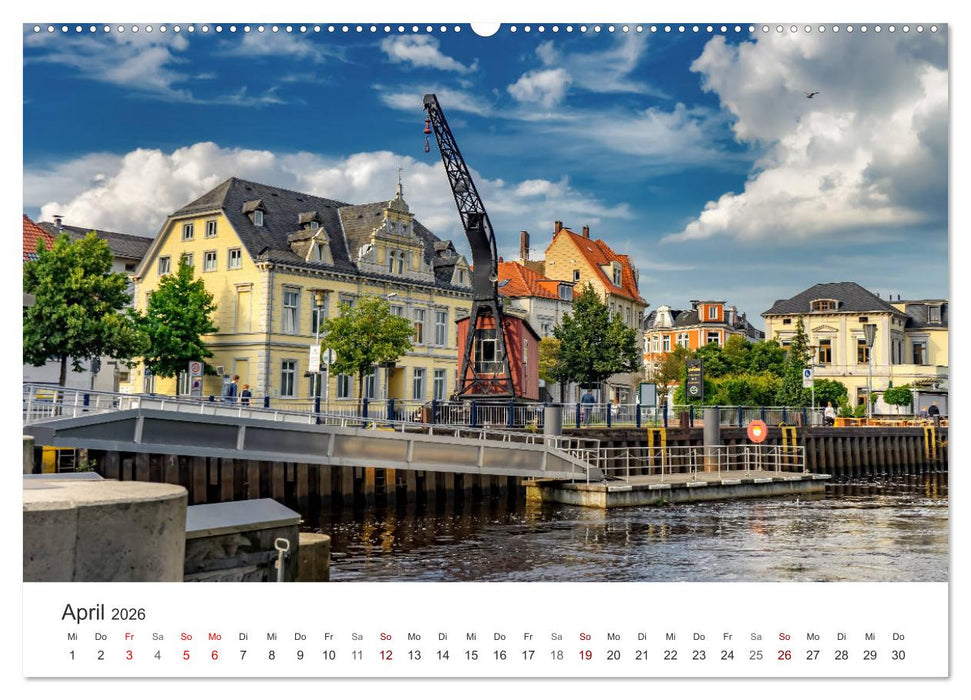 Niedersächsische Küste - Küstenorte von Ostfriesland bis Bremerhaven (CALVENDO Wandkalender 2026)
