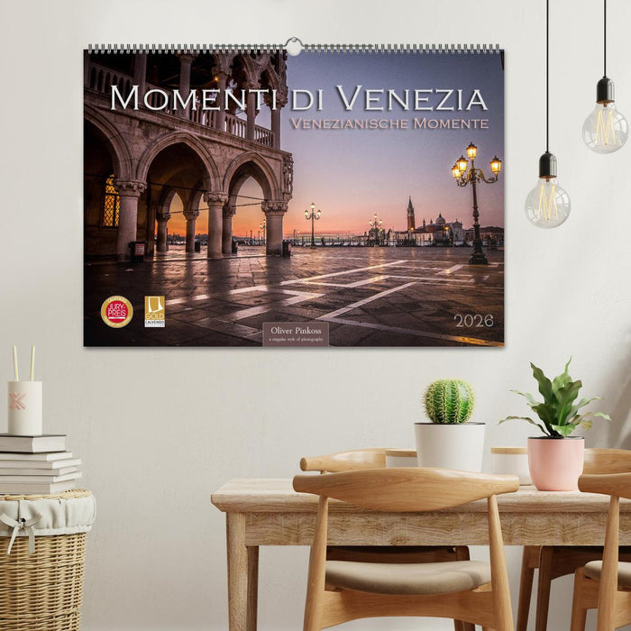 Momenti di Venezia - Venezianische Momente (CALVENDO Wandkalender 2026)