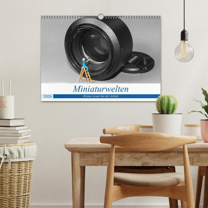 Miniaturwelten - Kleine Leute bei der Arbeit (CALVENDO Wandkalender 2026)