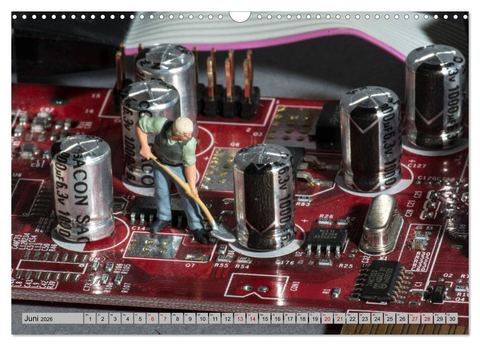 Miniaturwelten - Kleine Leute bei der Arbeit (CALVENDO Wandkalender 2026)