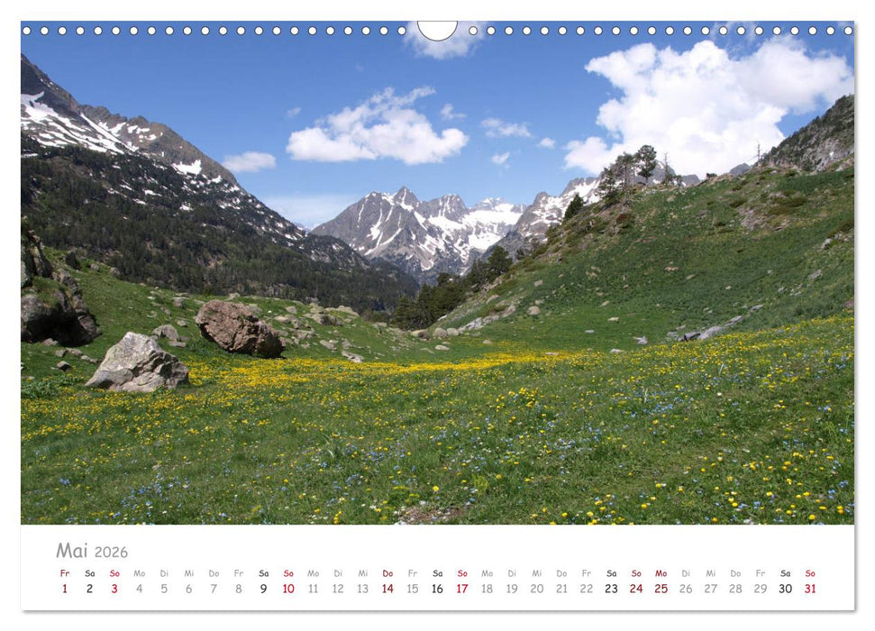 Traumlandschaften Spaniens - Pyrenäen 2026 (CALVENDO Wandkalender 2026)