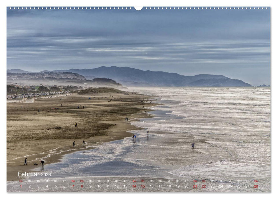 Traumstraße Kaliforniens - California Highway No.1 (CALVENDO Wandkalender 2026)