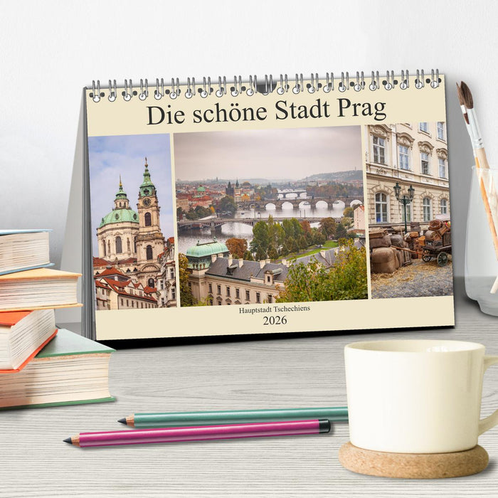Die schöne Stadt Prag (CALVENDO Wandkalender 2026)