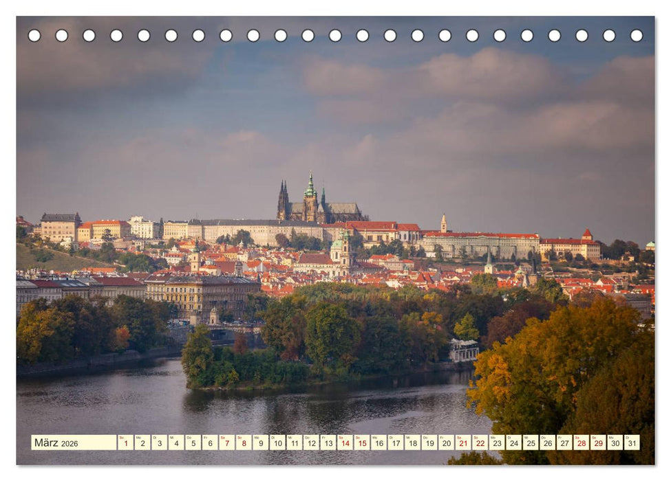 Die schöne Stadt Prag (CALVENDO Wandkalender 2026)