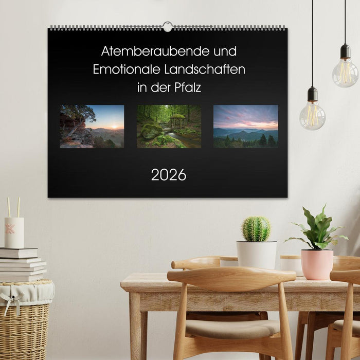 Atemberaubende und Emotionale Landschaften in der Pfalz (CALVENDO Wandkalender 2026)