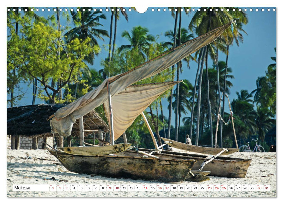 Die Gewürzinsel Sansibar (CALVENDO Wandkalender 2026)