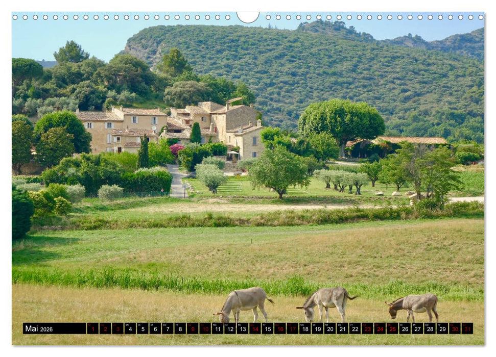 Luberon. Im Herzen der Provence (CALVENDO Wandkalender 2026)