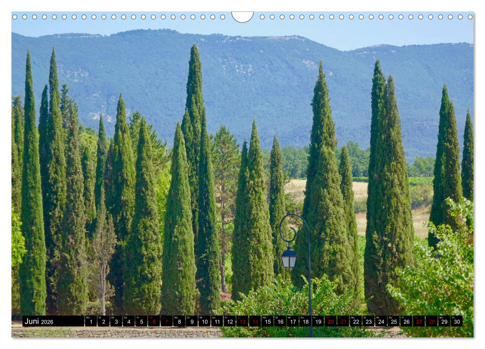 Luberon. Im Herzen der Provence (CALVENDO Wandkalender 2026)
