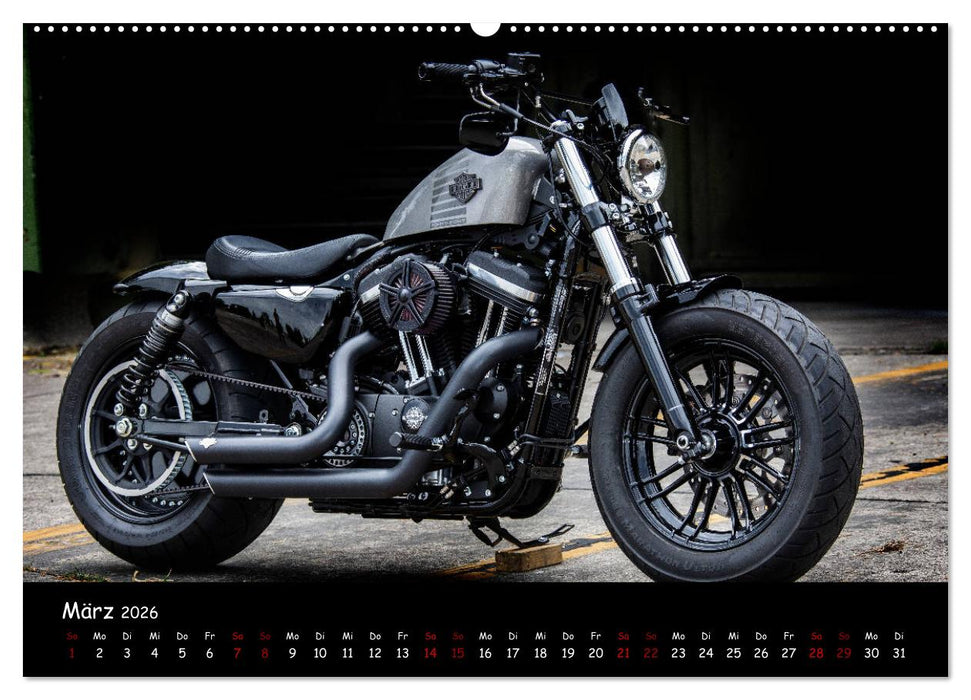 Best of Custom- and Showbikes Kalender (CALVENDO Wandkalender 2026)