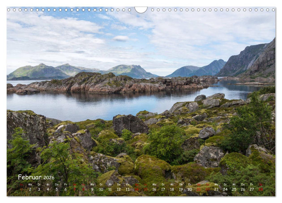 VESTERALEN UND LOFOTEN - Inselparadies im Eismeer (CALVENDO Wandkalender 2026)