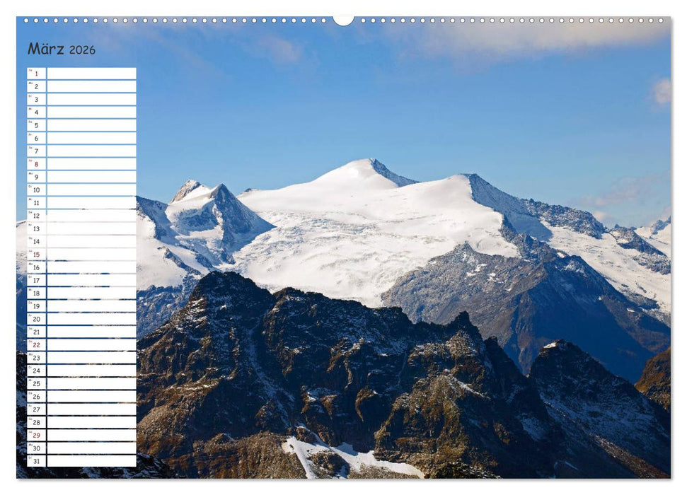 Der Großvenediger 3666m (CALVENDO Wandkalender 2026)