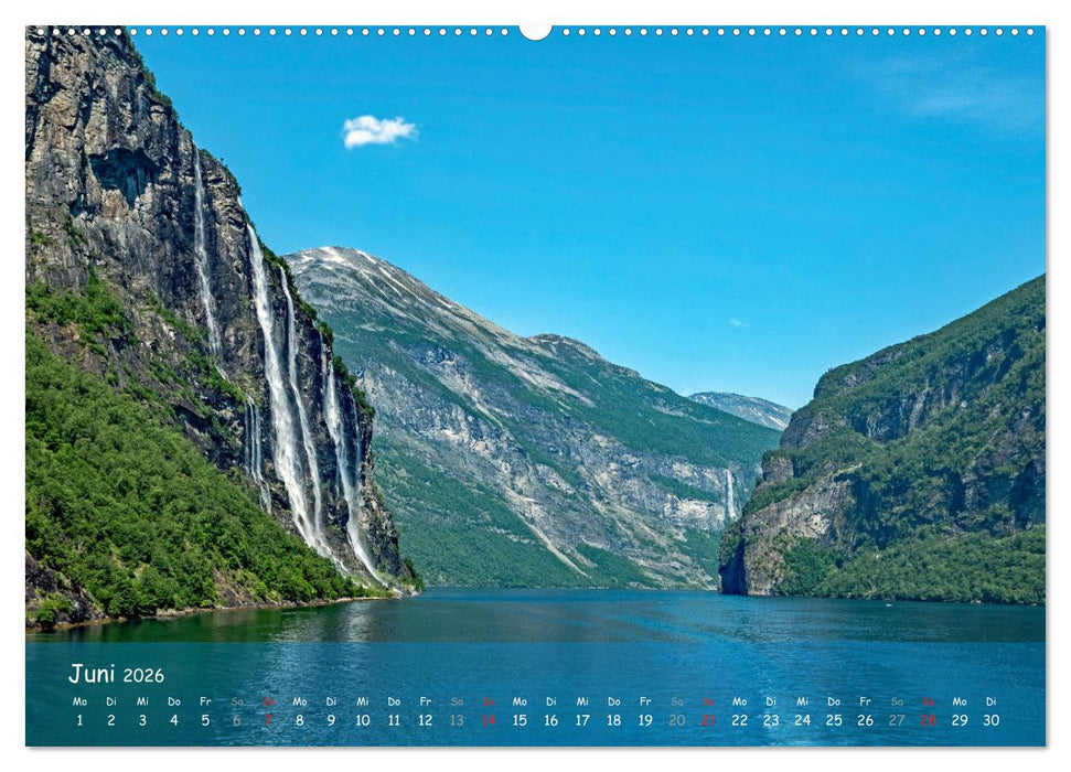Skandinavien - Fjorde, Schären und Meer... (CALVENDO Wandkalender 2026)
