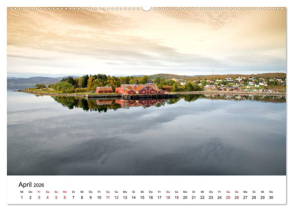 Hurtigruten - Bezaubernde Schönheit der norwegischen Küste (CALVENDO Wandkalender 2026)