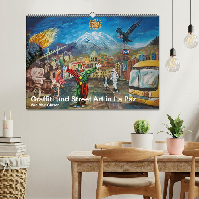 Graffiti und Street Art in La Paz (CALVENDO Wandkalender 2026)