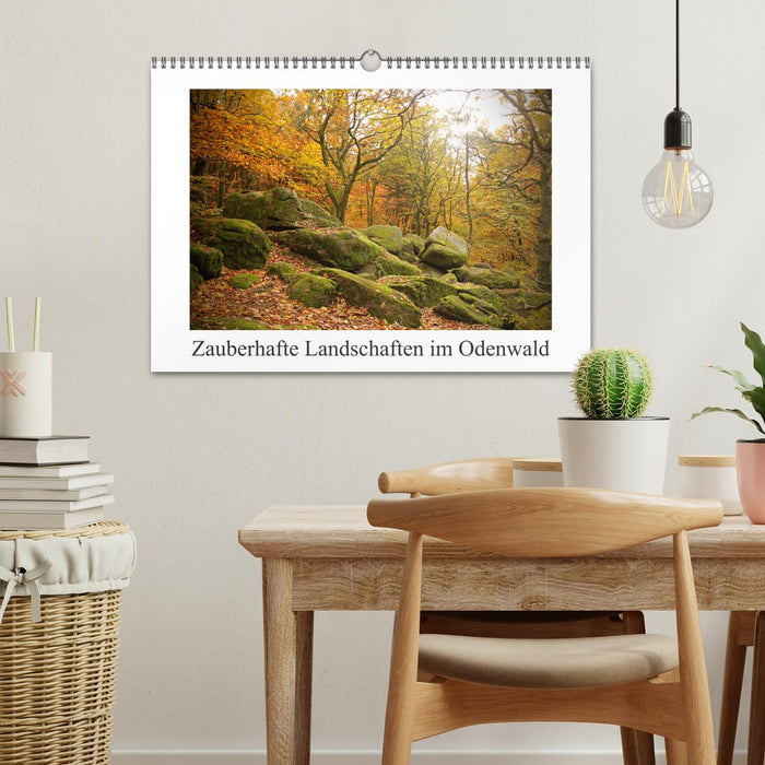 Zauberhafte Landschaften im Odenwald (CALVENDO Wandkalender 2026)
