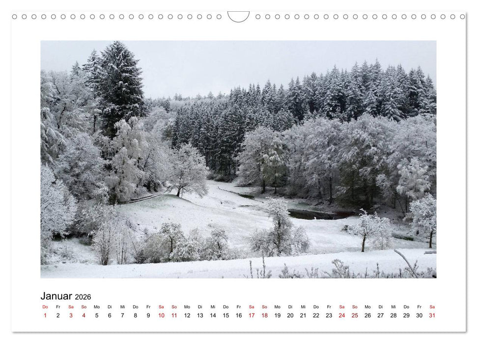 Zauberhafte Landschaften im Odenwald (CALVENDO Wandkalender 2026)