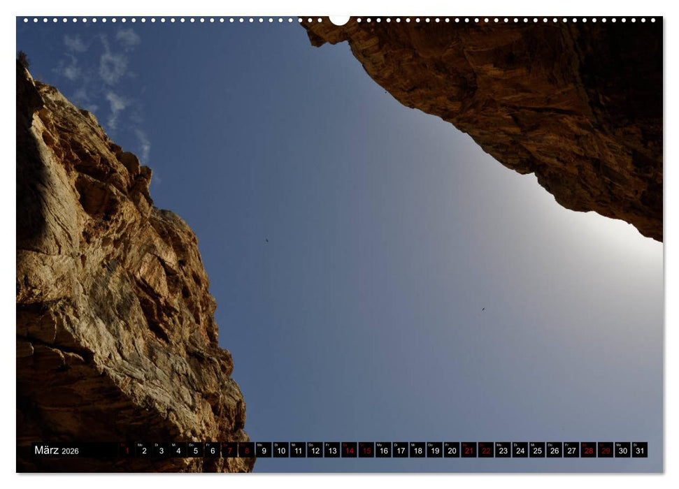 El Caminito del Rey (CALVENDO Wandkalender 2026)