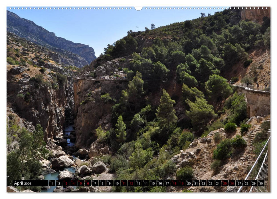 El Caminito del Rey (CALVENDO Wandkalender 2026)