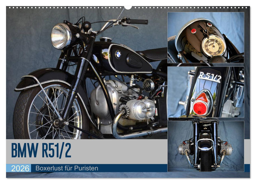 BMW R 51/2 (CALVENDO Wandkalender 2026)