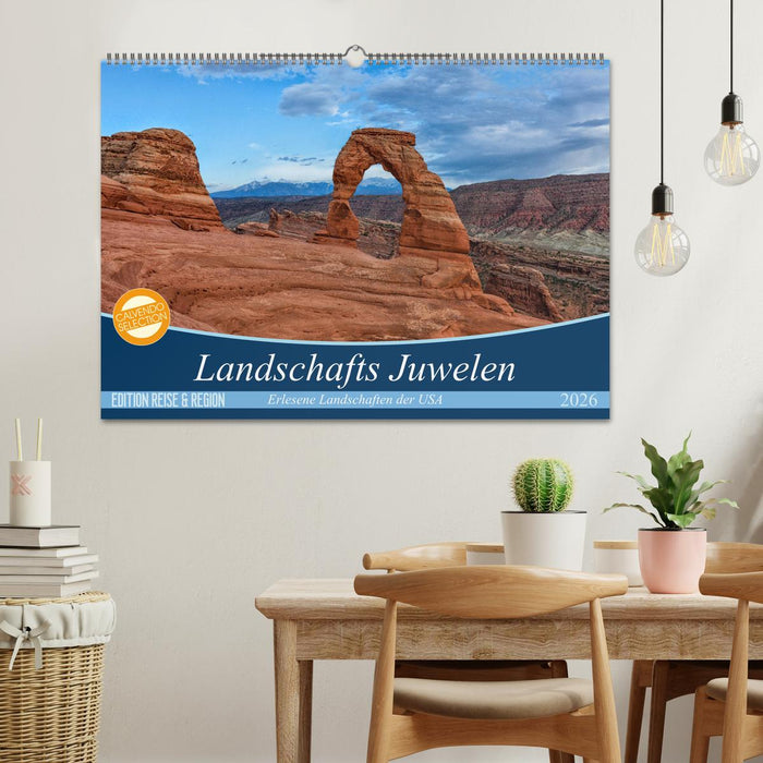 Landschafts Juwelen - Erlesene Landschaften der USA (CALVENDO Wandkalender 2026)