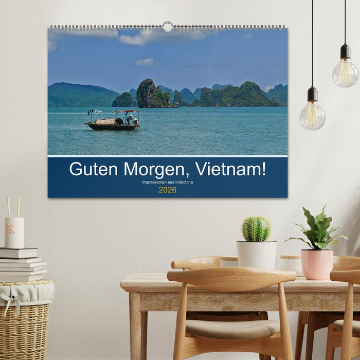 Guten Morgen, Vietnam! (CALVENDO Wandkalender 2026)