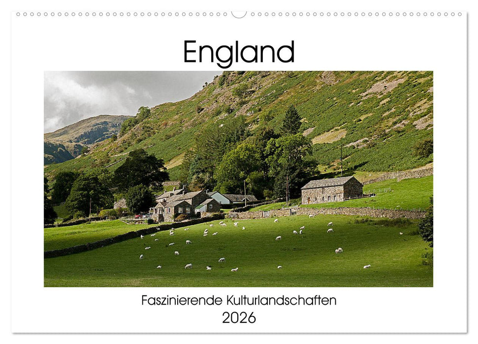 England - Faszinierende Kulturlandschaften (CALVENDO Wandkalender 2026)