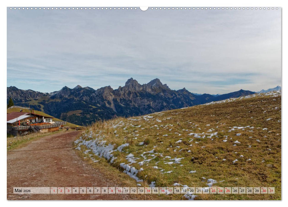 Herbst im Tannheimer Tal - Impressionen von Schattwald bis Nesselwängle (CALVENDO Wandkalender 2026)