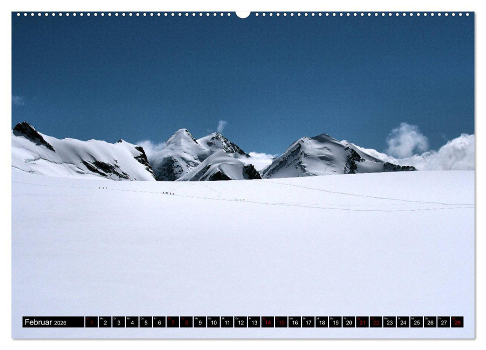 Monte Rosa Classic - Die klassische Tour um das Monte Rosa Massiv (CALVENDO Wandkalender 2026)