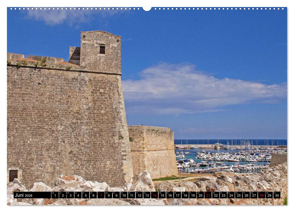 Apulien - Eine Rundreise (CALVENDO Wandkalender 2026)