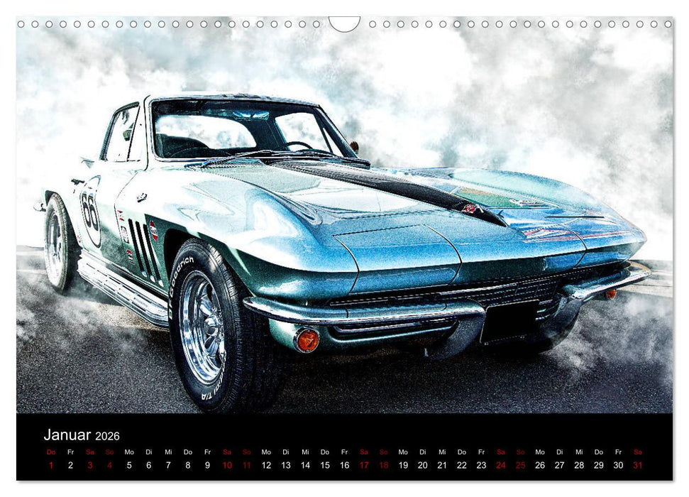 American Automobile (CALVENDO Wandkalender 2026)