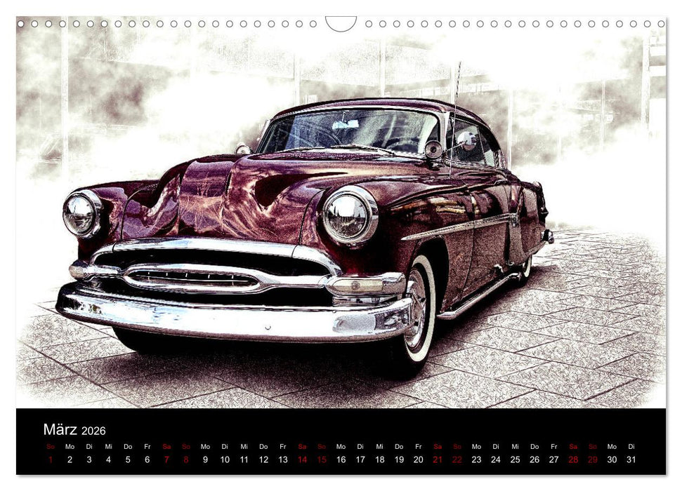 American Automobile (CALVENDO Wandkalender 2026)