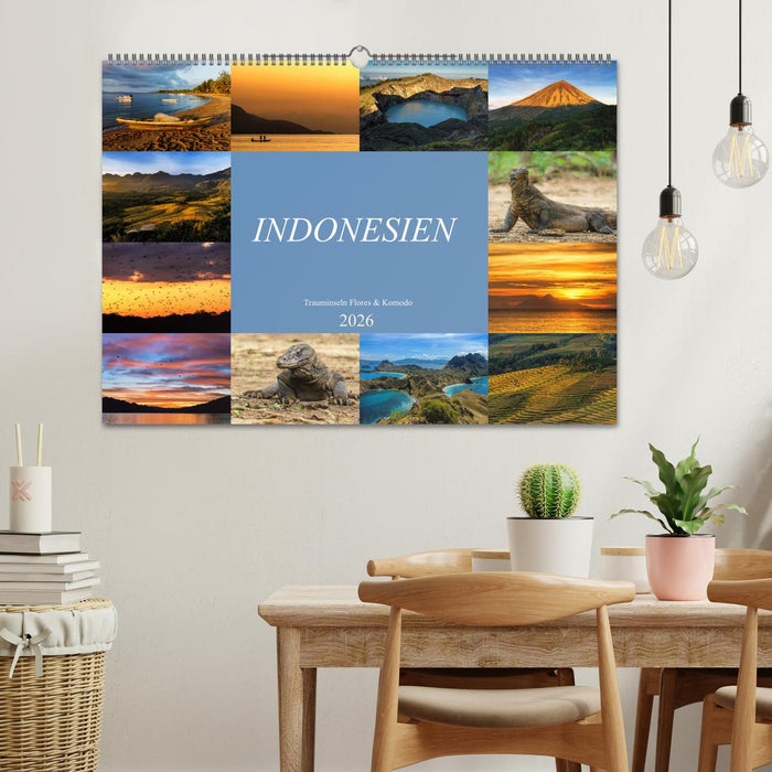 Indonesien - Inselparadies Flores & Komodo (CALVENDO Wandkalender 2026)