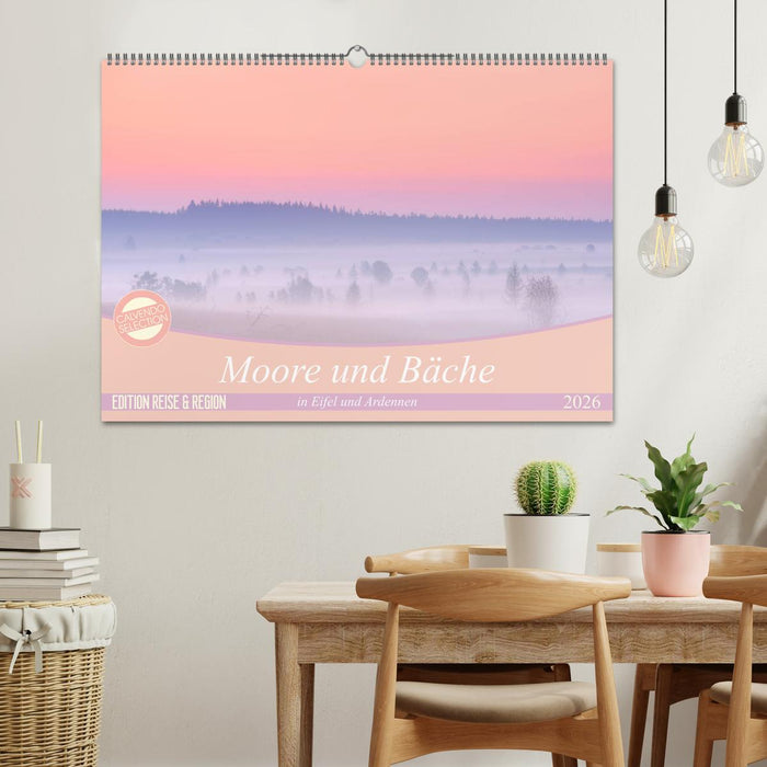Moore und Bäche in Eifel und Ardennen (CALVENDO Wandkalender 2026)
