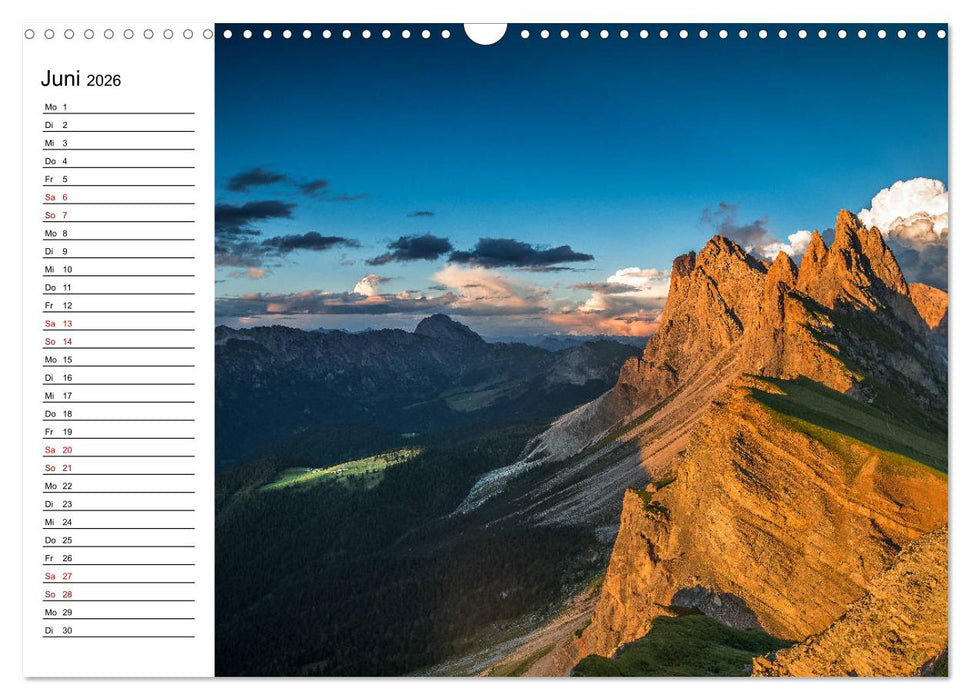 Atemberaubende Alpenwelt (CALVENDO Wandkalender 2026)